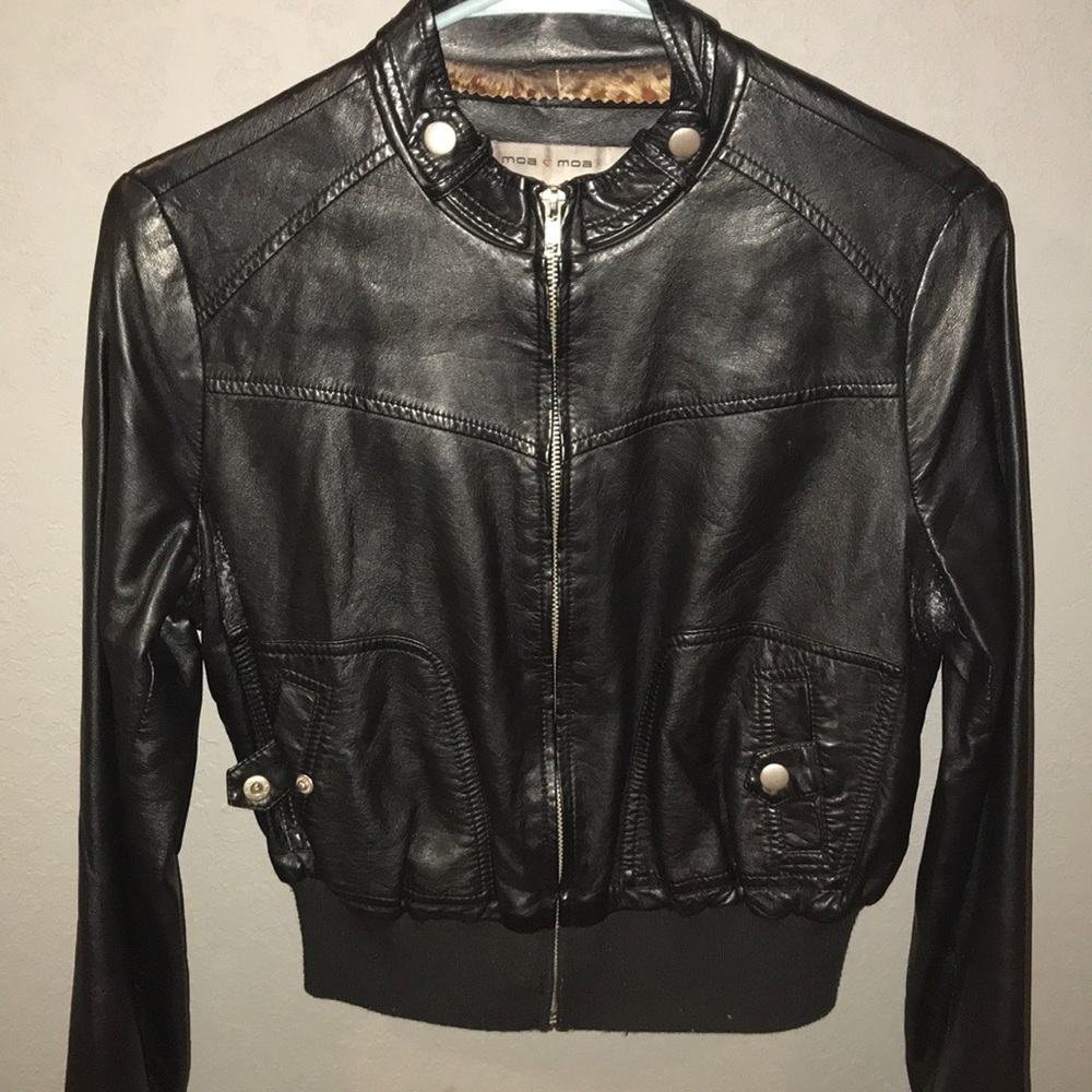 Moa and moa leather jacket